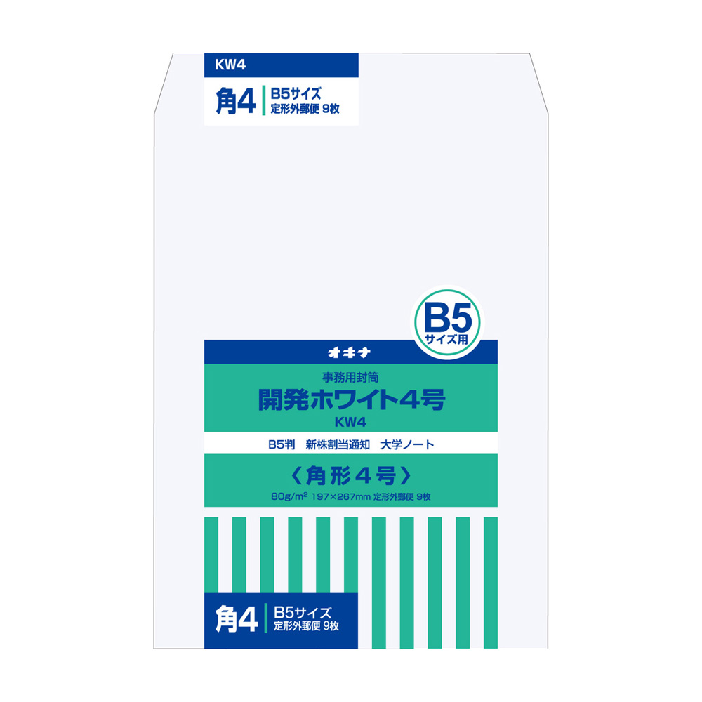 開発ホワイト封筒 6号 | 日本ノート株式会社