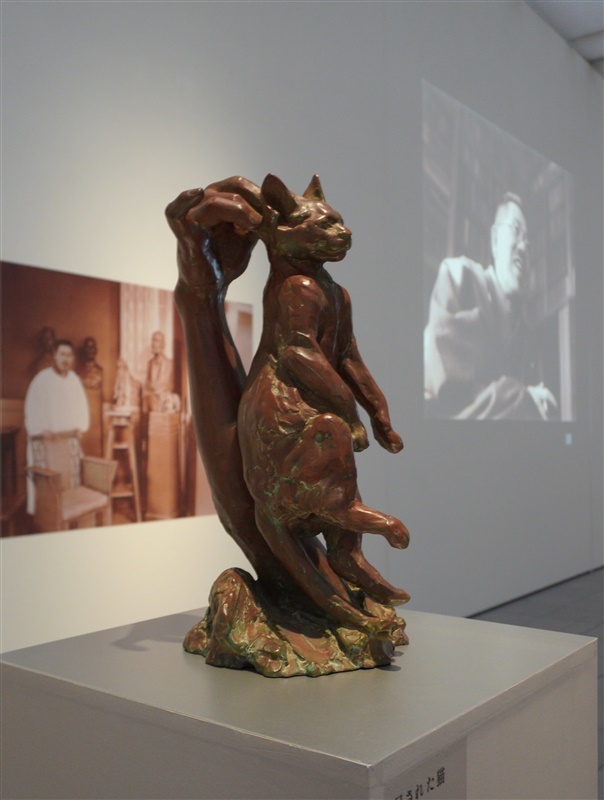 アンティーク ペガサスと人間のブロンズ彫刻 重厚15kg アンティーク