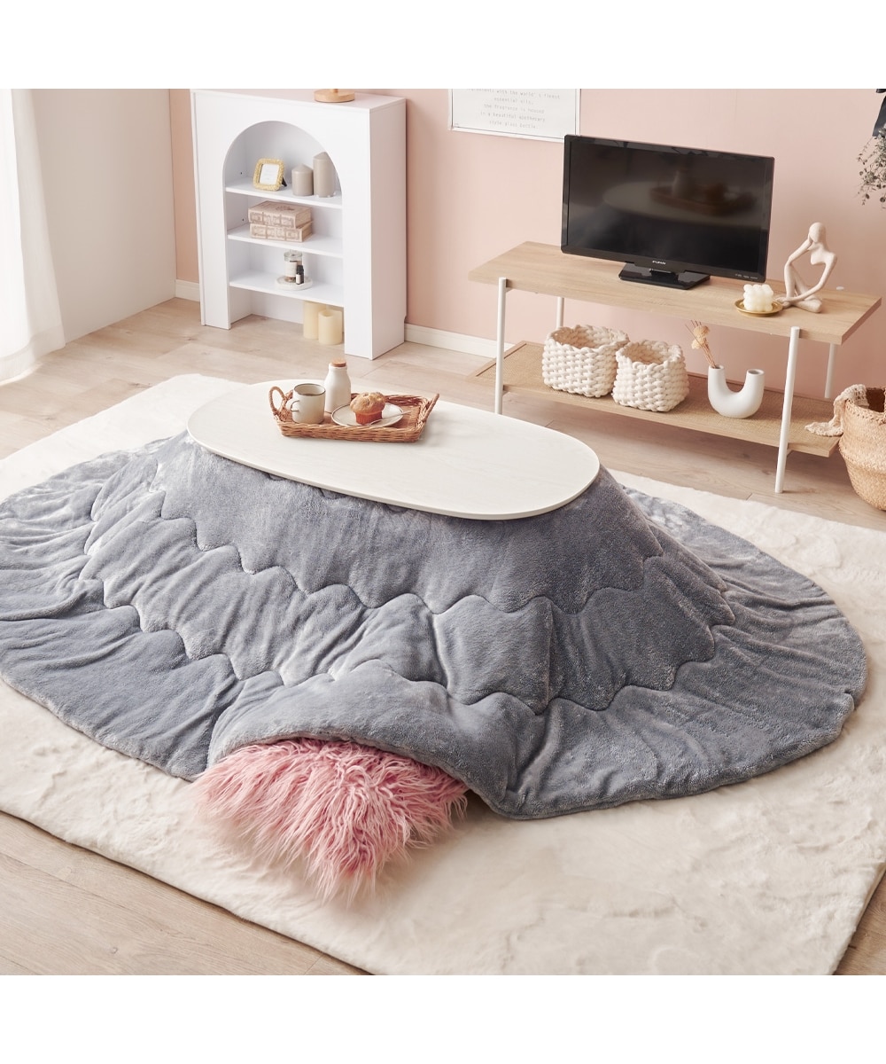 小売業者 ニトリ 楕円形こたつ リバール 120 LBR ニトリ 楕円形こたつ