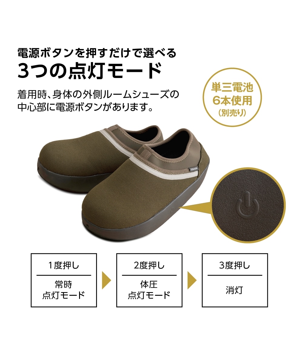 SONAENO 防災ライトルームシューズ 通販【ニッセン】