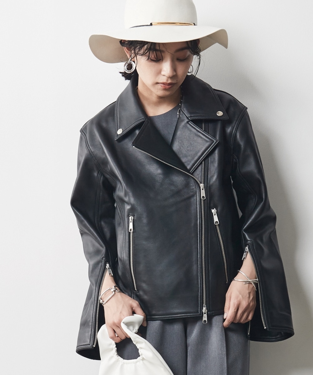 極上ラムレザー！大人のライダースジャケットXL 極上ラムレザー！大人