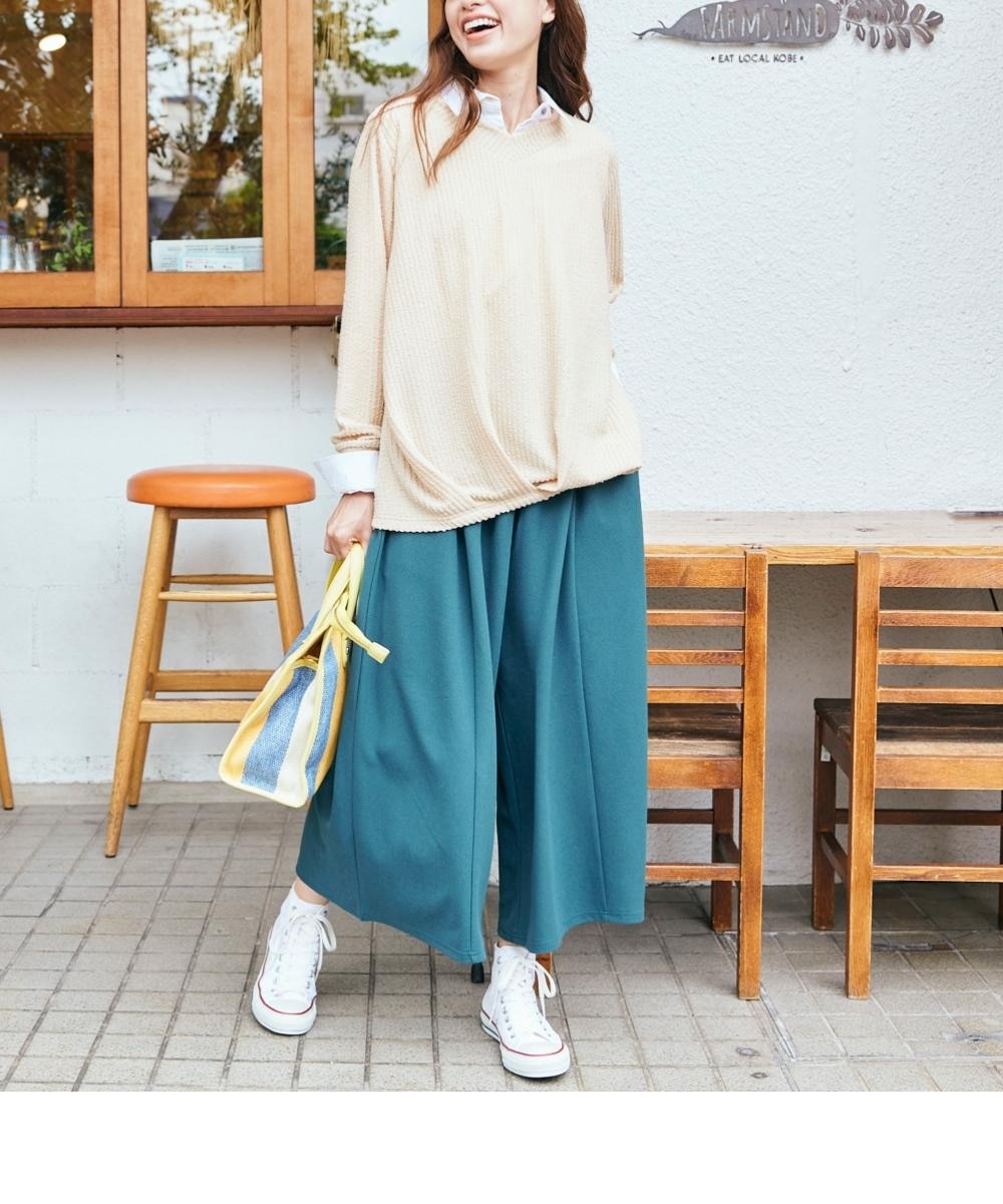 タグ付き新品☆M'S GRACY ツイードガウチョパンツ 38 タグ付き新品