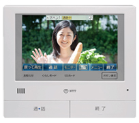 NTT西日本】カラーカメラドアホンモニタ－PVセット(家庭の電話