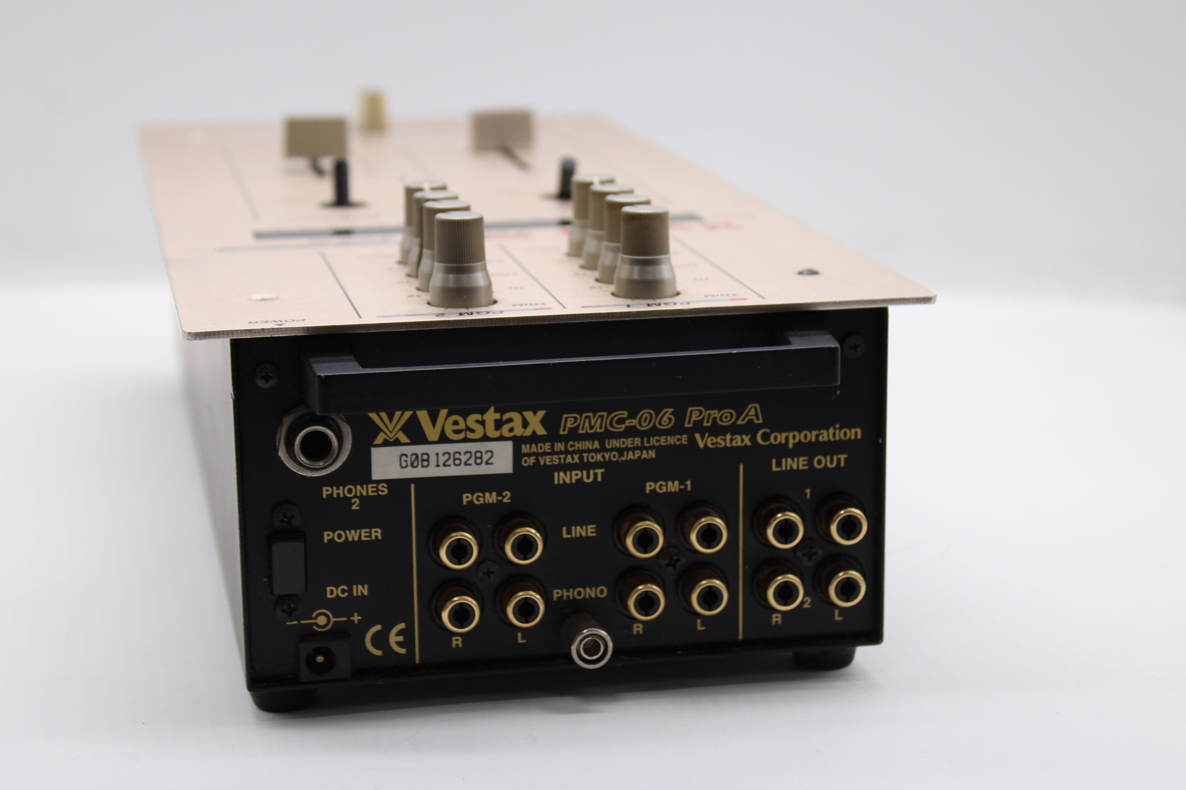 Vestax PMC-06 Pro A Ultra-Slim Two-Channel DJ Scratch Mixer - AS