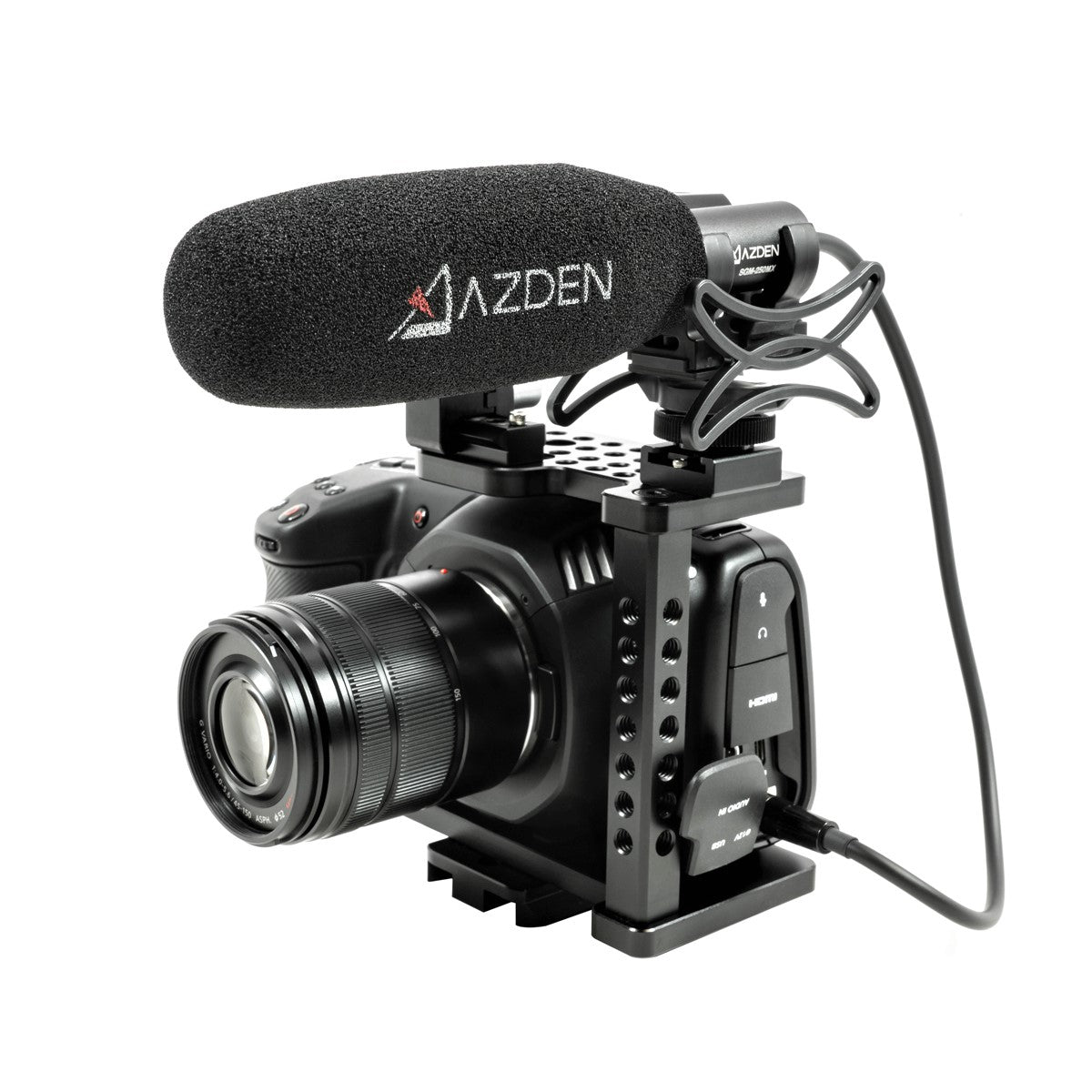 Blackmagic Design Video Assist 7'' 12G HDR & Azden Professional Compac