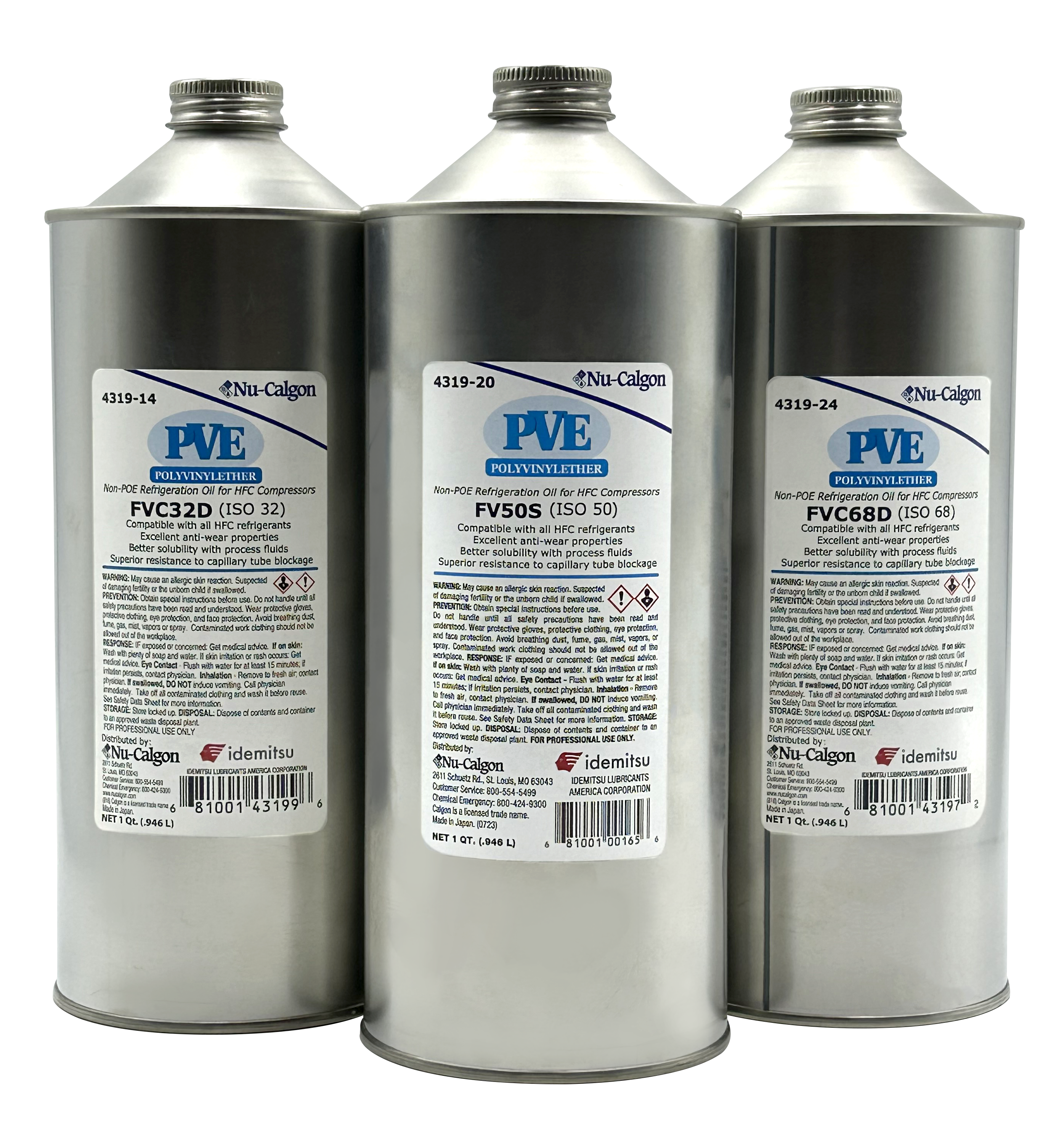 Idemitsu PVE Lubricants Nu-Calgon