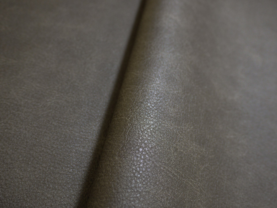 合皮レザー生地 伸縮性 難燃【ヴィンテージ風 グレーブラック】