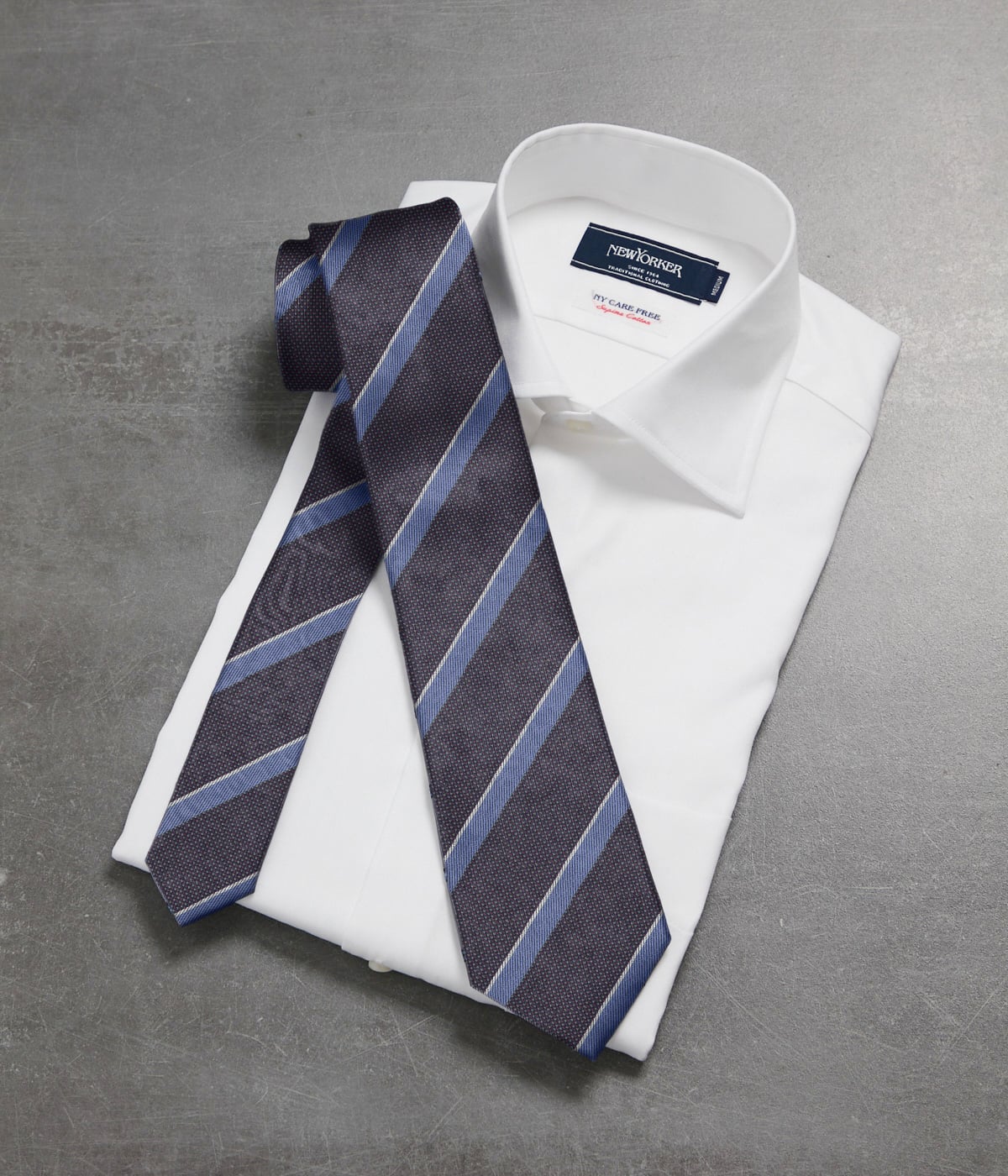 ピンチェック×ストライプ ネクタイ(15908056-2026)｜ファッション通販