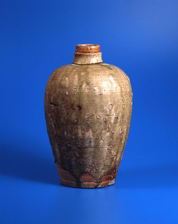 古瀬戸 永仁瓶子 時代不明 名家所蔵品 逸品 古瀬戸 永仁瓶子 時代不明