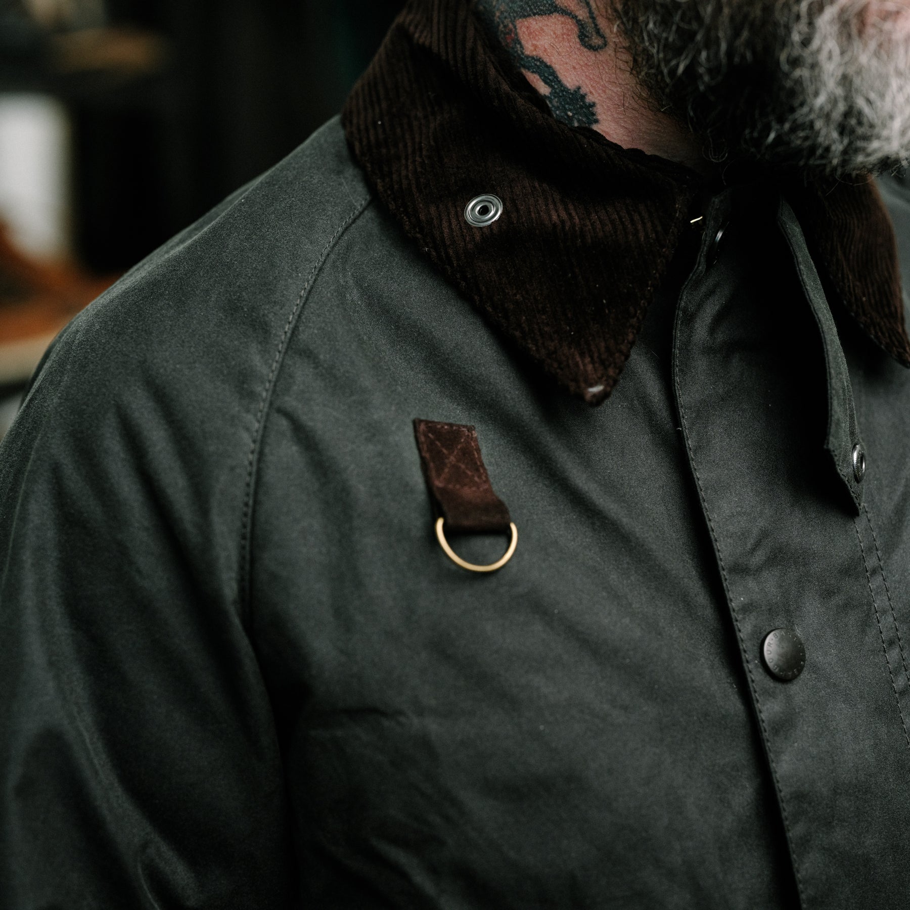 Barbour Spey Wax Jacket Sage