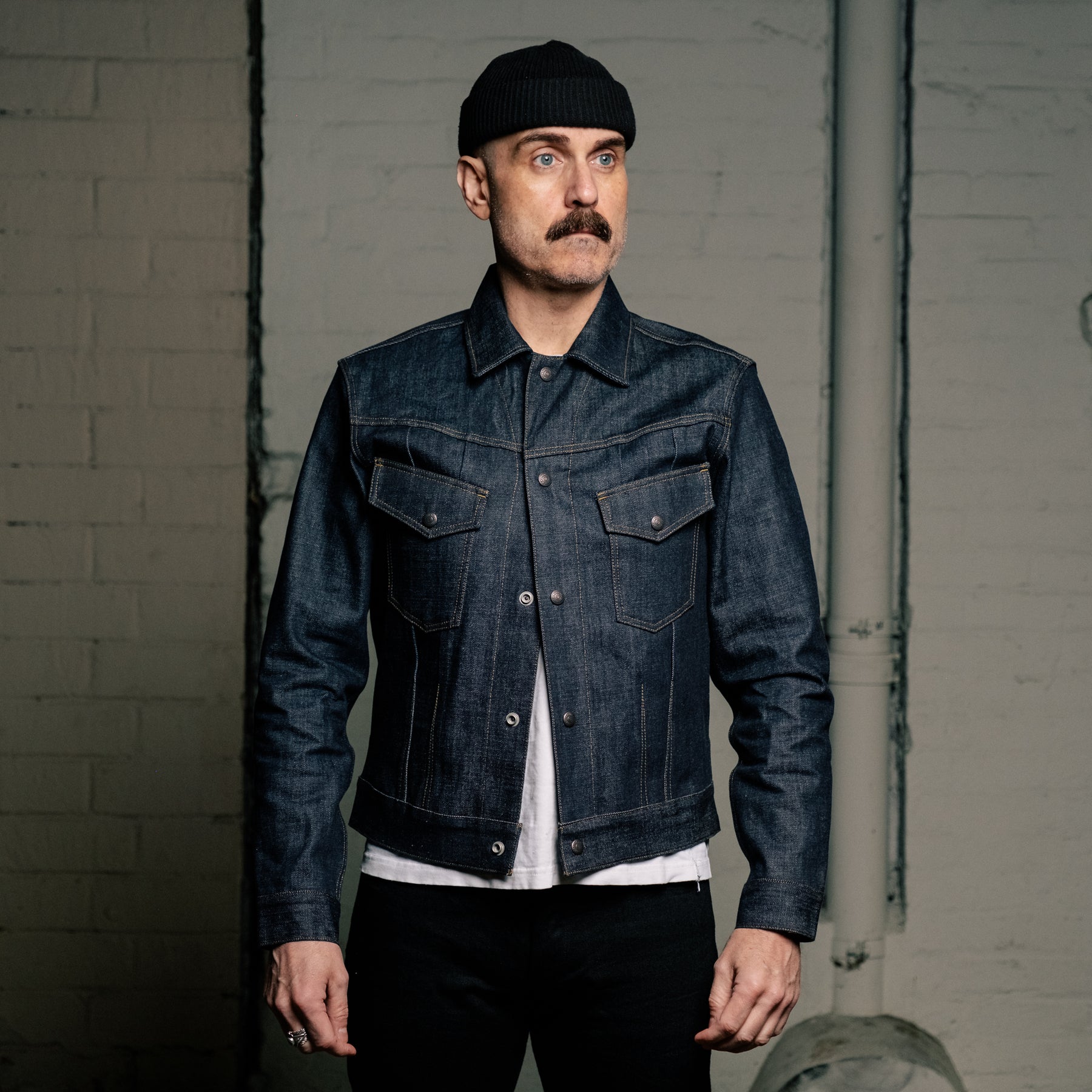 Stevenson Overall Co. Maverick Rider Jacket 601 Rigid Indigo FINAL SAL