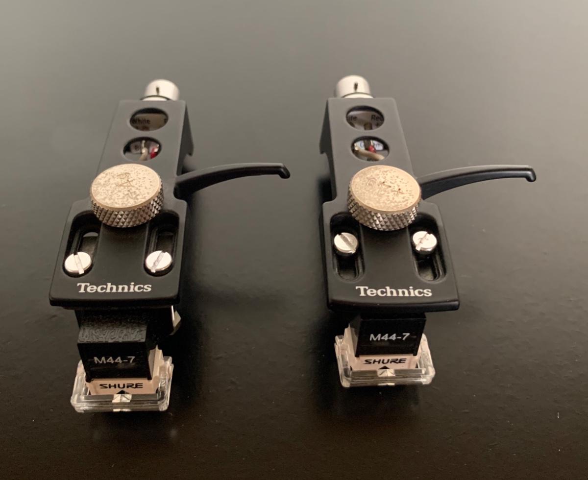 SHURE M44-7 カートリッジ Technics ヘッドシェル セット SHURE M44-7