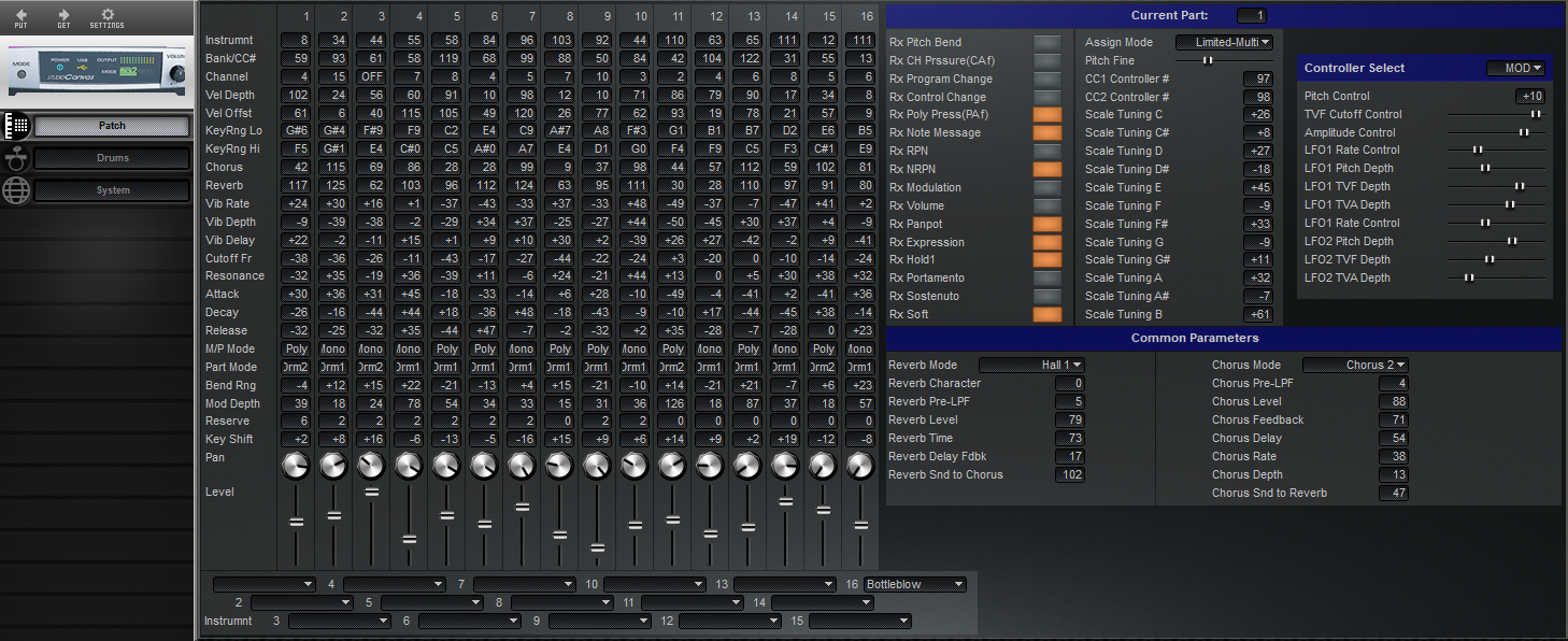Roland Edirol SD-20 Editor and Librarian