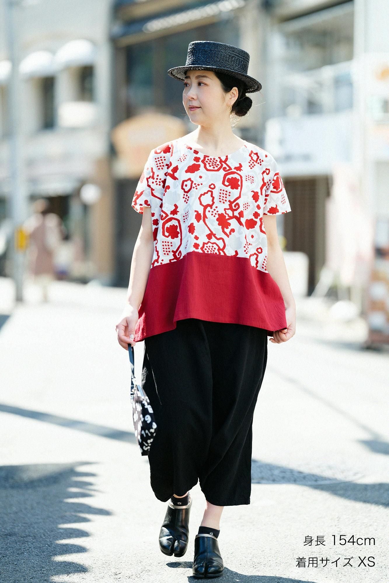 ソウソウ SOU・SOU 伊勢木綿 20/20 麻混 風靡 下 濡羽色 L ソウソウ