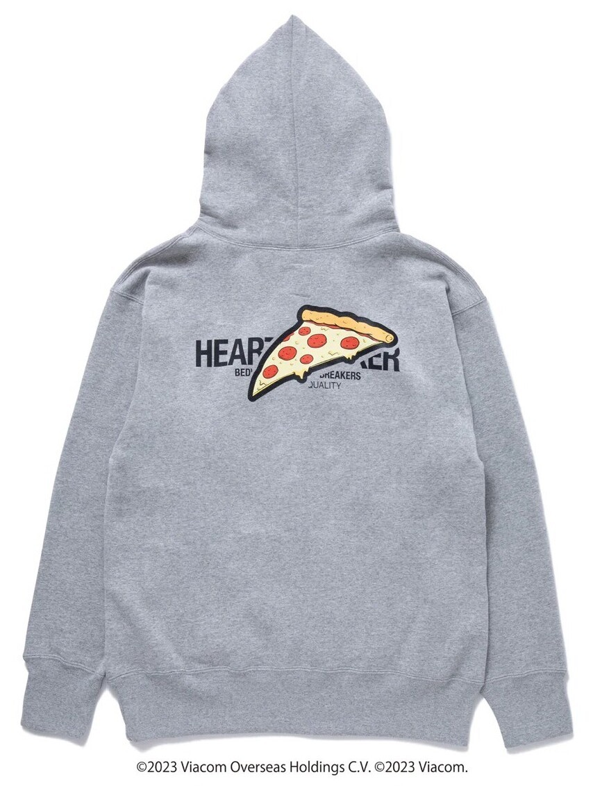 L/S HOODED SWEAT 'SLICE PIZZA' ミュータント タートルズ ダブル