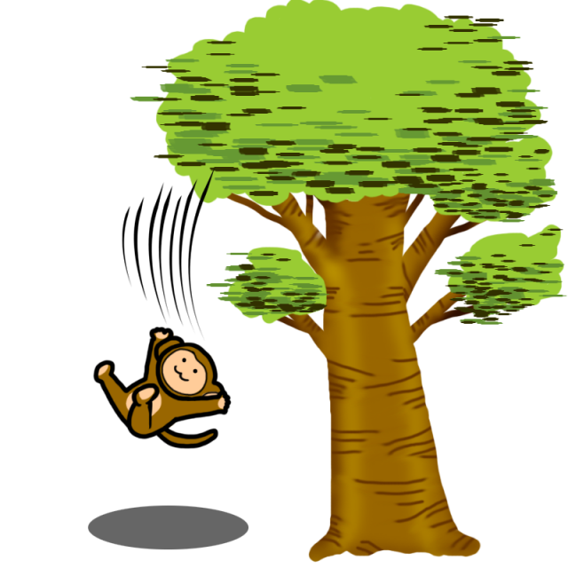 臨書 色紙 猿も木から落ちる 表装済み 書 色紙 猿も木から落ちる 表装