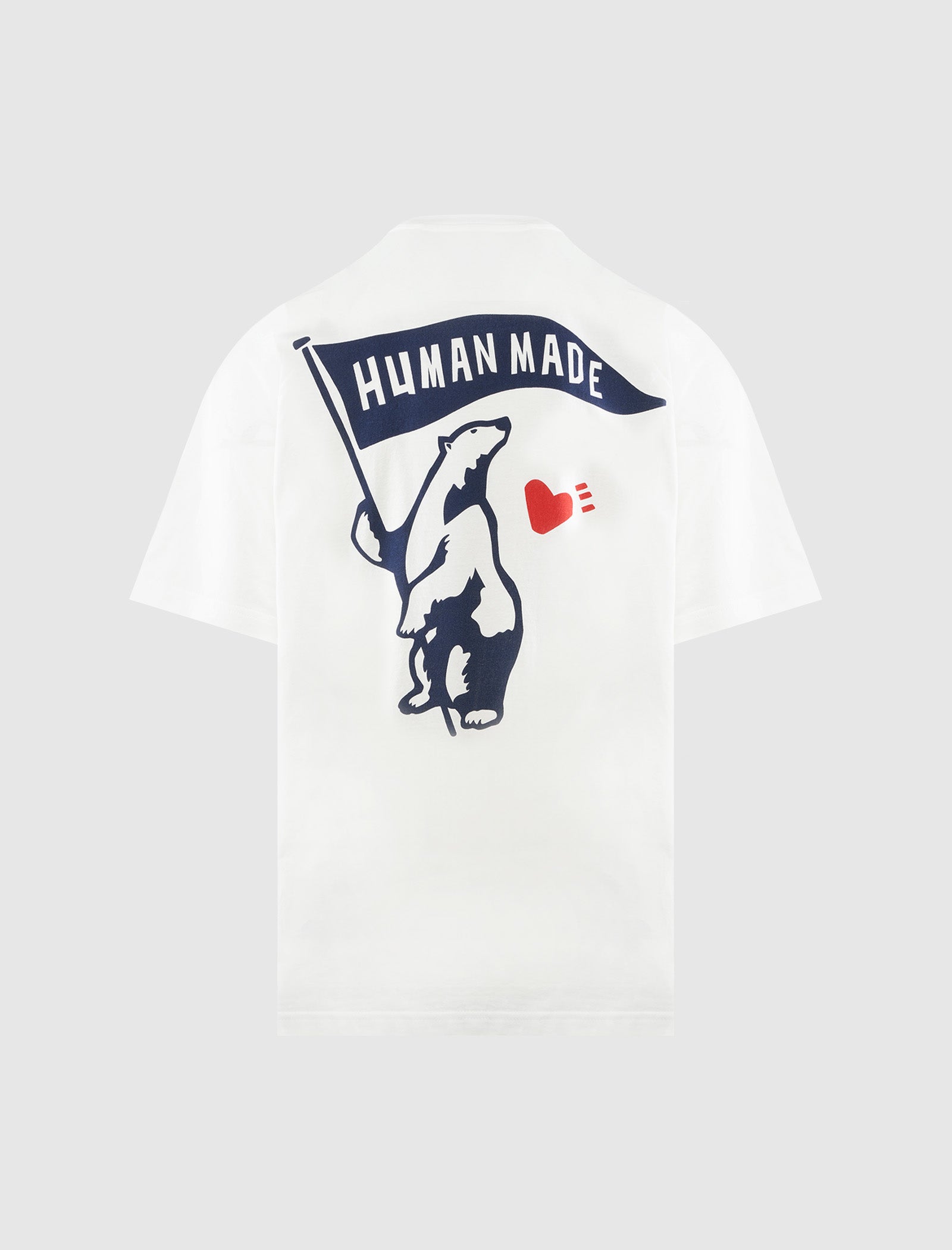 Human Made Polar Bear Flag T Shirt in White at Social Status