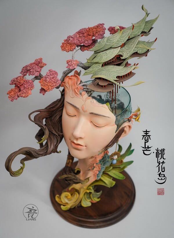 春芒、桃花島 （ガレージキット） 春芒、桃花島（ガレージキット