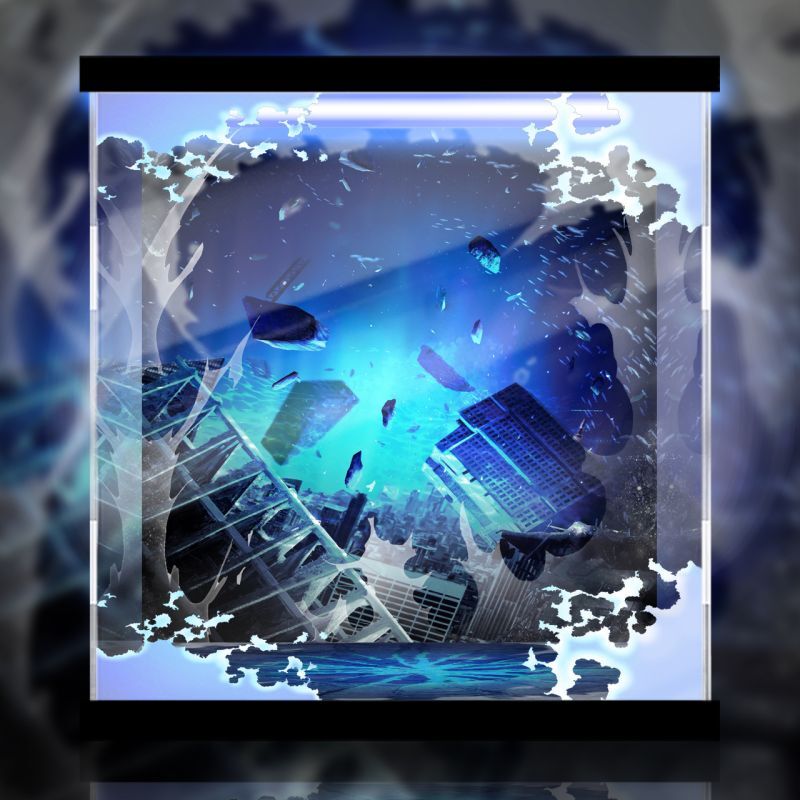 呪術廻戦 五条悟 無量空処フィギュア専用 LEDアクリルケース GOODS｜TV