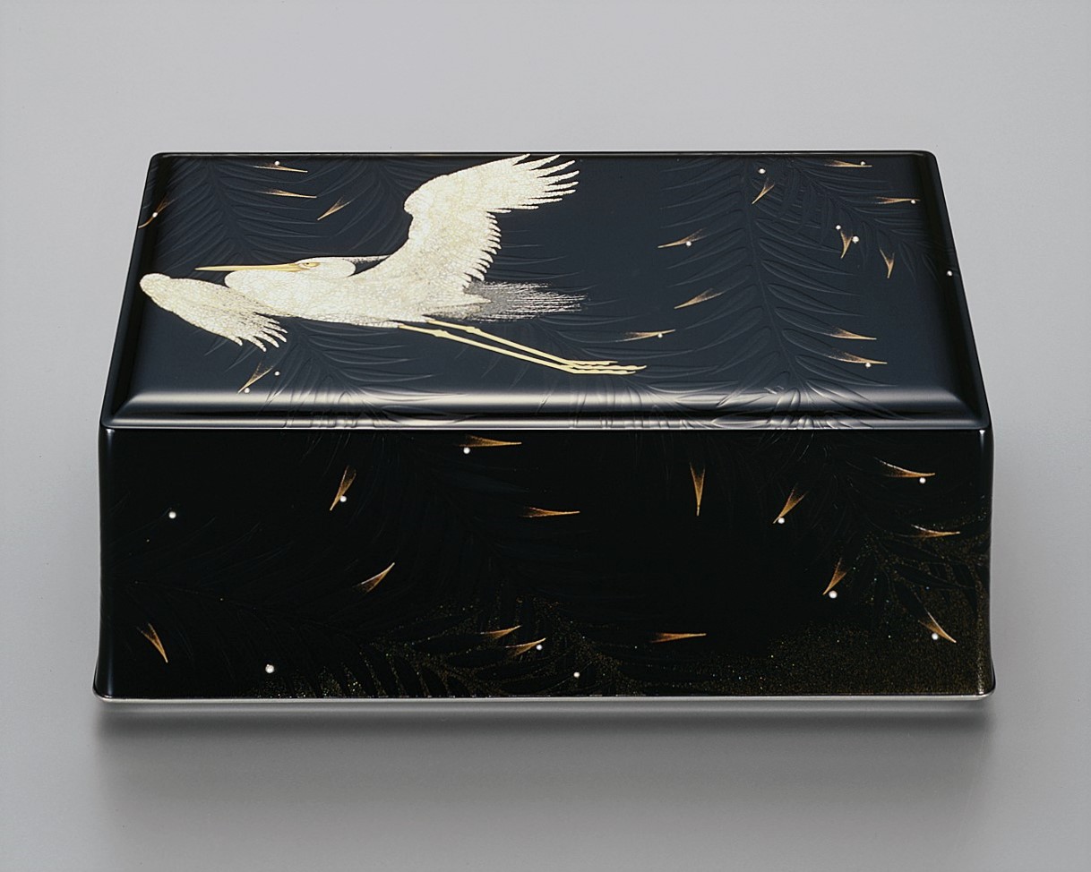 新品 輪島塗 人間国宝 大場松魚 寺井直次 蒔絵麗沢 吉祥文 10客 共箱