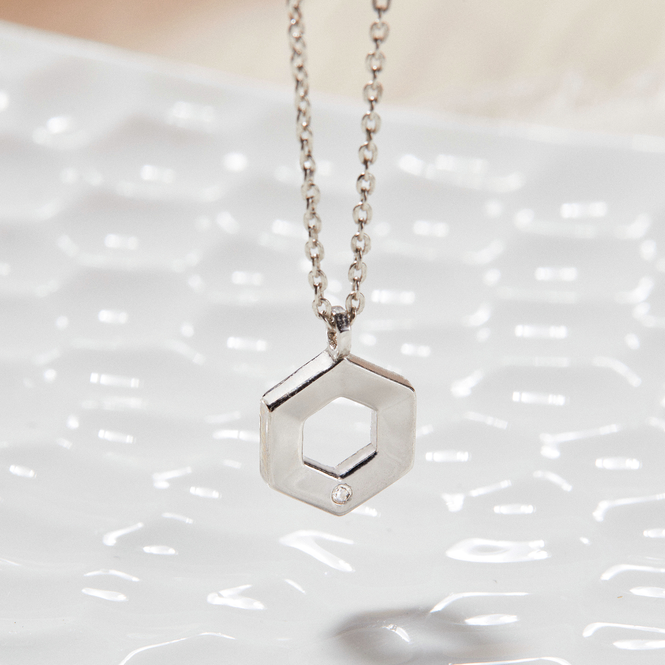 ヘキサゴン ネックレス – Solid Love