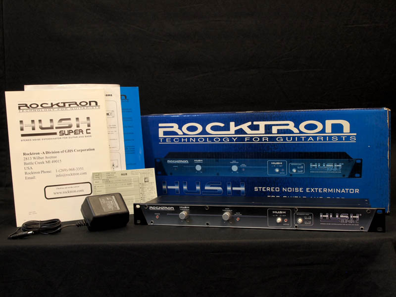 コンパクトな1Uラックのノイズリダクション!! Rocktron Hush Super C
