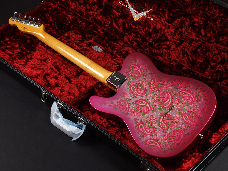 ピンクペイズリーレリック仕様 シンラインP90テレキャスター ピンク