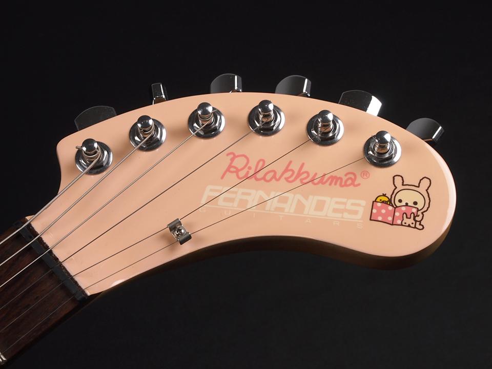 FERNANDES ZO-3 リラックマ コラボ ギター ピンク ピック2つ付き