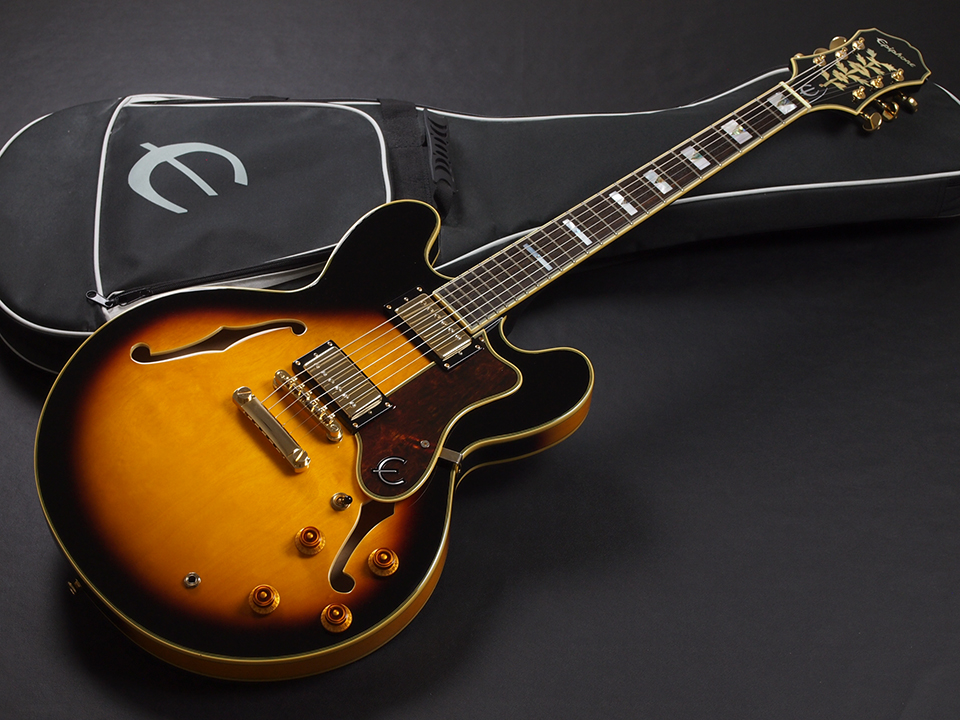 高級感のあるセミアコ エピフォン シェラトン Ⅱ EB 中古 Epiphone