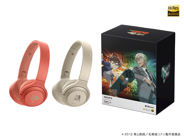 SONYヘッドホン 劇場版『名探偵コナン ゼロの執行人』 公開記念モデル 名探偵コナン×ソニーのコラボウォークマン＆ヘッドホン、コナン＆安室