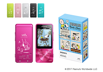 6種類のSNOOPYのデザインから選べるウォークマンSシリーズ「PEANUTS