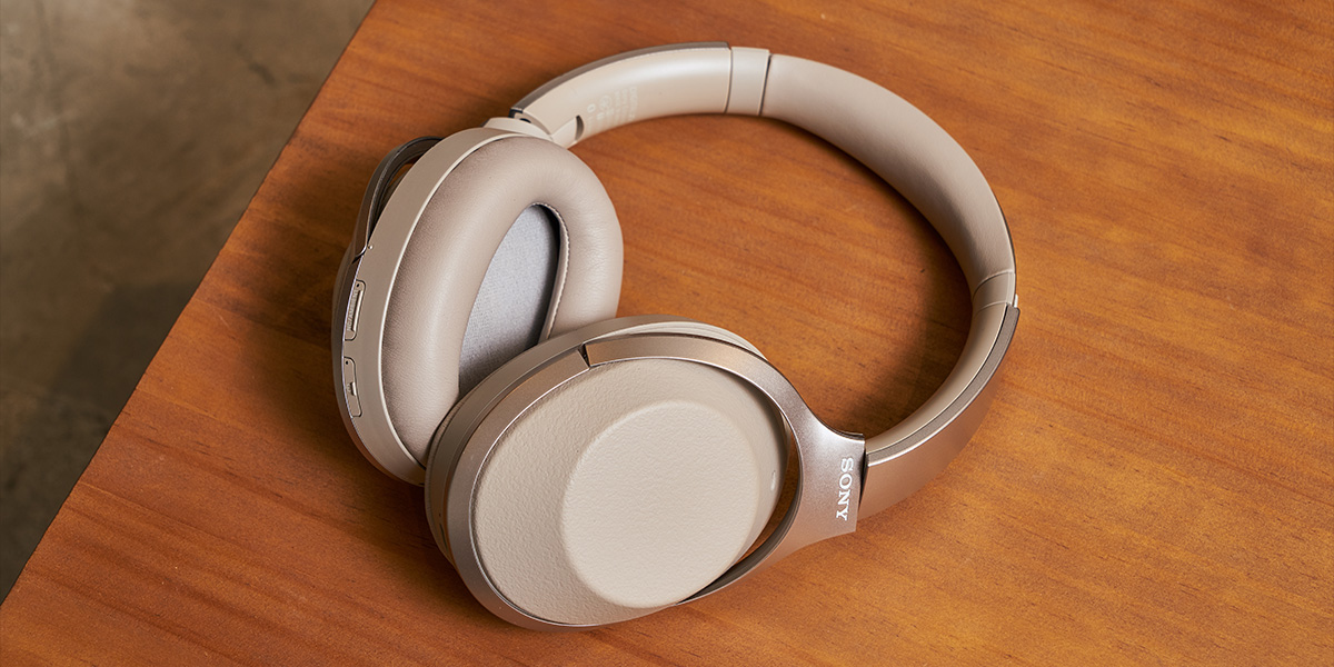 Sony WH1000X M2ベージュ オーバーイヤー ワイヤレスヘッドホン SONY