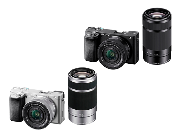 SONY α6400 ミラーレスカメラ 本体と2個レンズ付き SONY α6400 ミラー