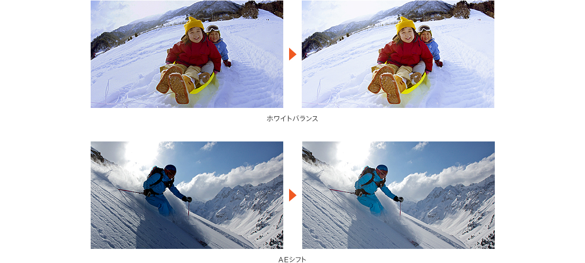 HDR-AS300/AS300R 特長 : プロユースにも適したこだわりの機能