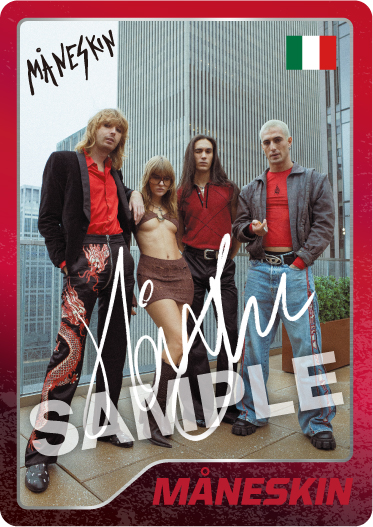 マネスキン Maneskin ランダムトレカ 5種類 コンプリートセット 新品