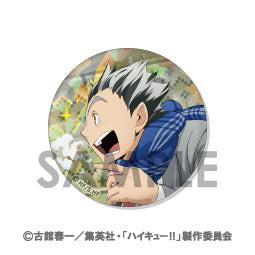 ハイキュー ベースヤード 缶バッジ ホログラム缶バッジ 日向 ⚠️最終