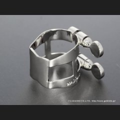 ブルズアイ ソプラノサックス用リガチャー サテン仕上げ 順締め