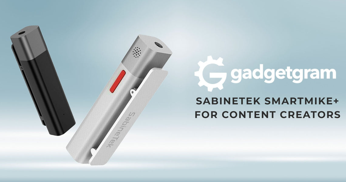 SabineTek SmartMike+ True Wireless Stereo Mic – Portable Mic for