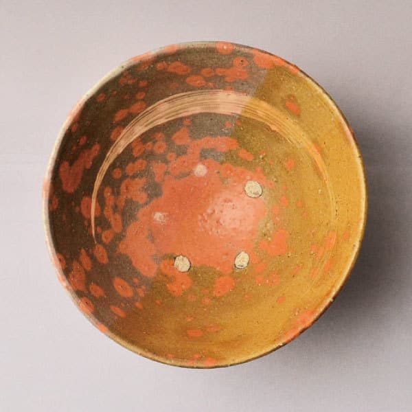 那波鳳翔 作 播州相生焼 伊羅保茶碗 of 茶の湯 墨東清友館 茶道具専門