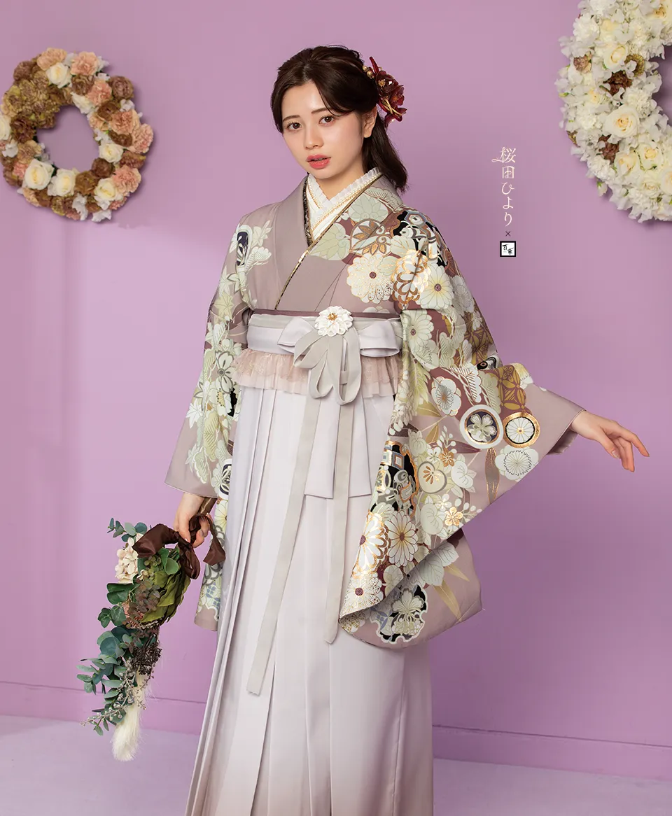 レンタル着物BB4005 | 【京都さがの館】卒業式袴レンタル