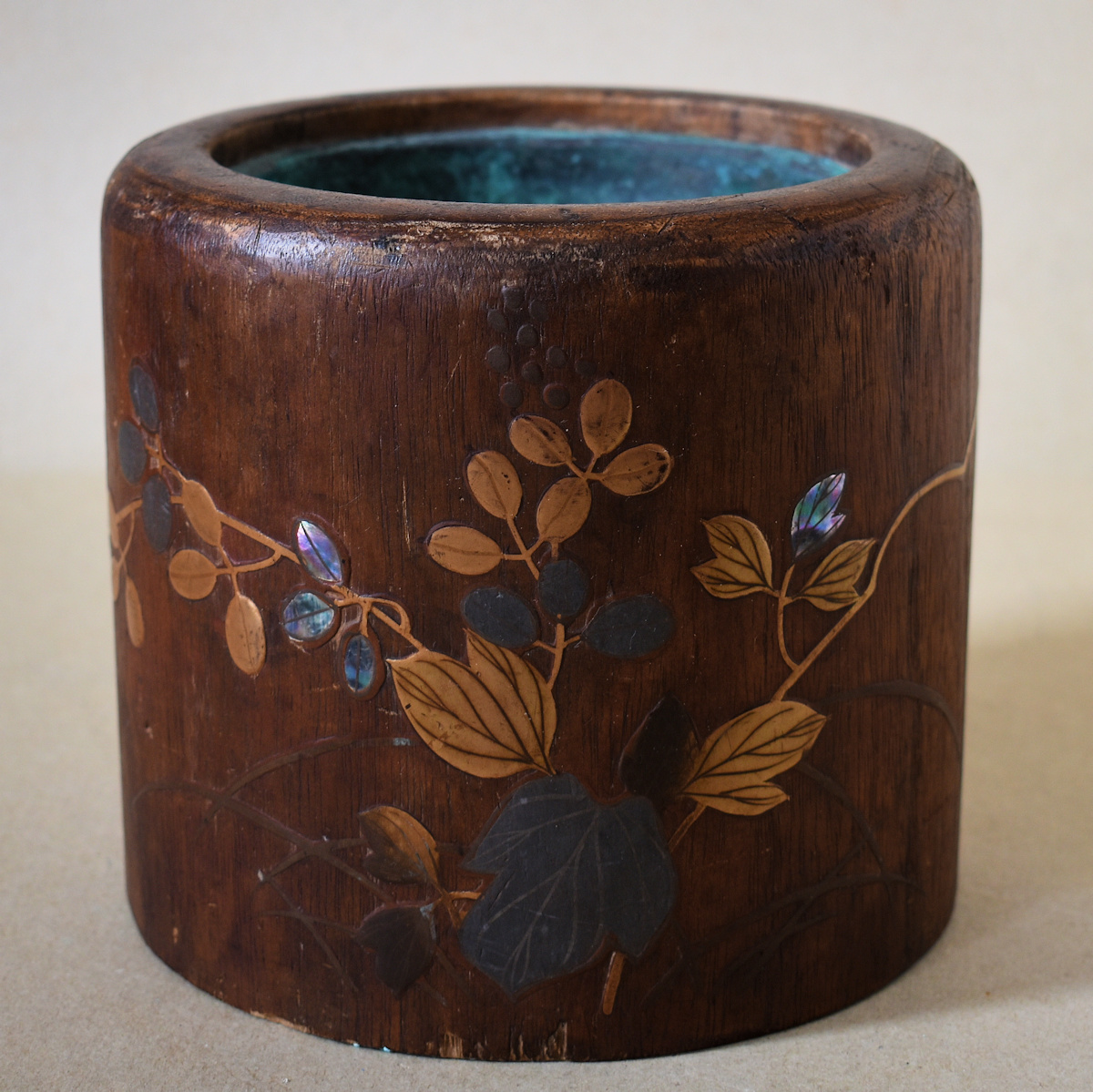 火鉢と炭道具の販売 骨董 斎明堂 / 木製火鉢