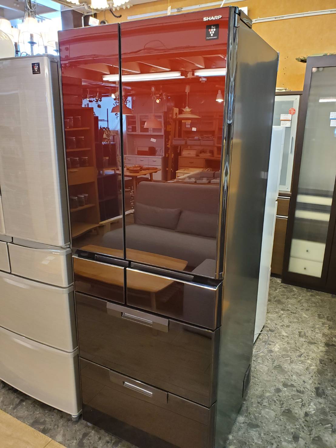 ☆SHARP シャープ 501L 6ドア冷蔵庫 大容量 プラズマクラスター 冷凍