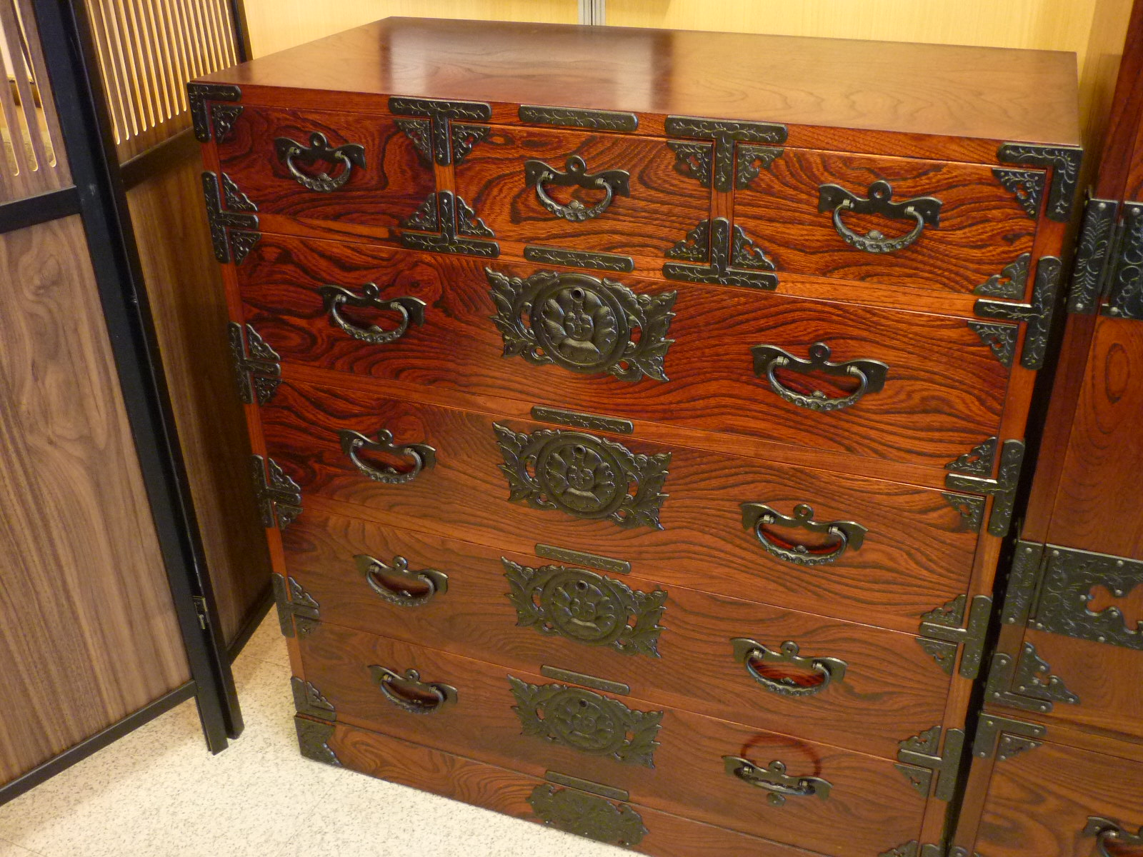 岩谷堂箪笥 和家具 引き出し 小箪笥 小物入れ 中古最適 送料無料 岩谷堂