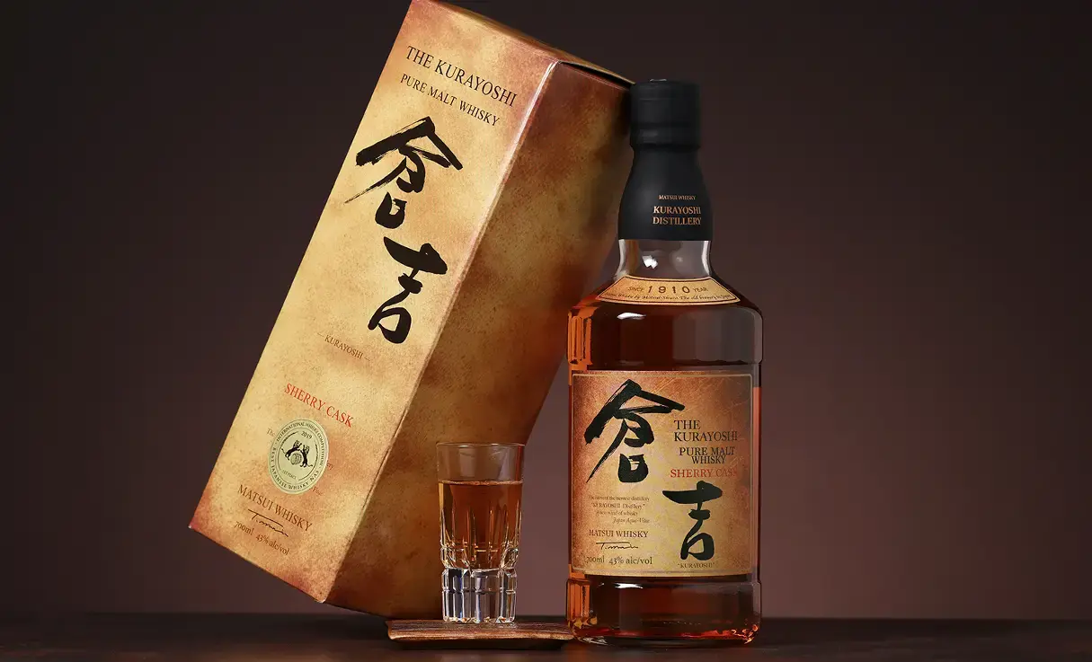 倉吉 シェリーカスク マツイピュアモルトウイスキー 700ml | 国産