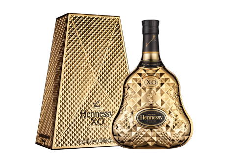 ⑭Hennessy Extra XO グリーンボトル 金キャップ 箱付 ジャズヘネシー
