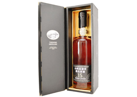 サントリーピュアモルトウイスキー山崎蒸溜所15年樽出原酒15年貯蔵箱付き