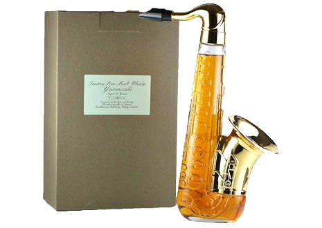 山崎サックス型ボトル&響トランペット型ボトル