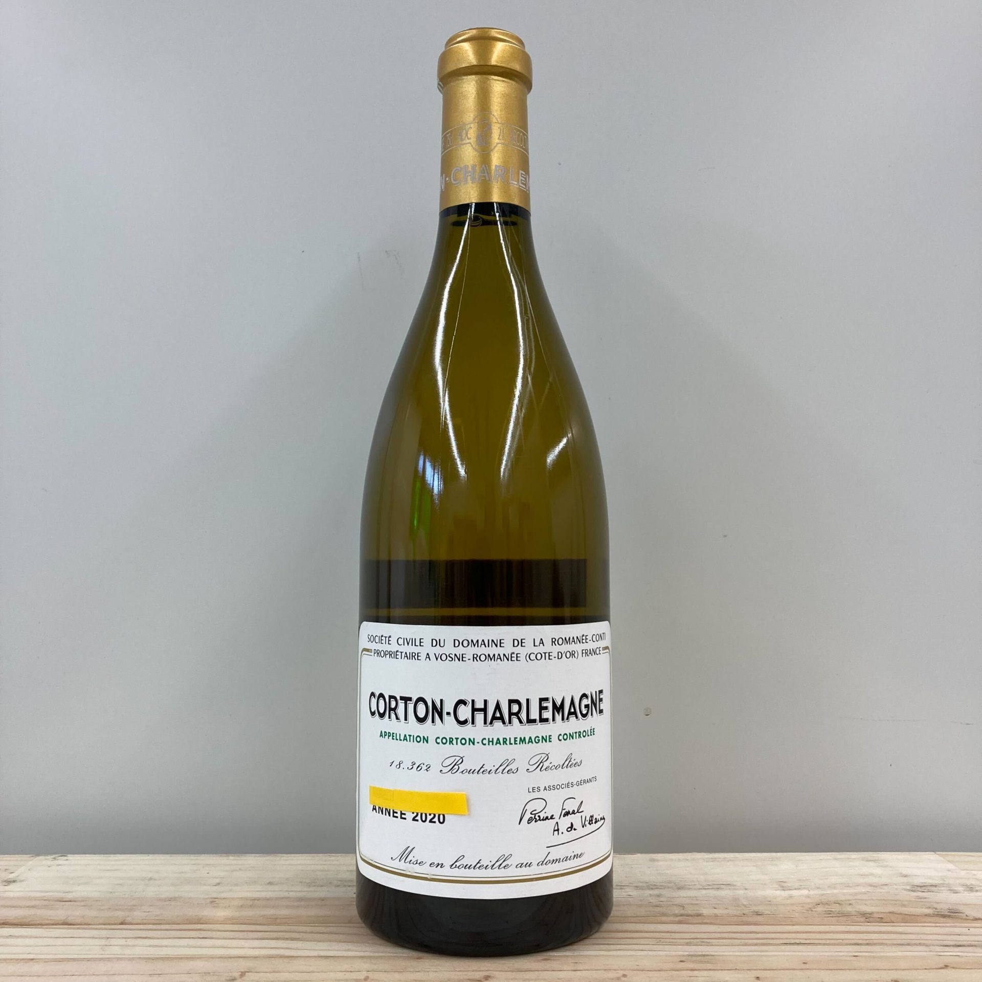 買取実績】DRC コルトン・シャルルマーニュ 2020 750ml | お酒買取専門