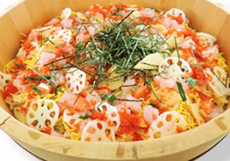 絢爛豪華！たけのことれんこんの彩りちらし寿司 - 桜乳業株式会社