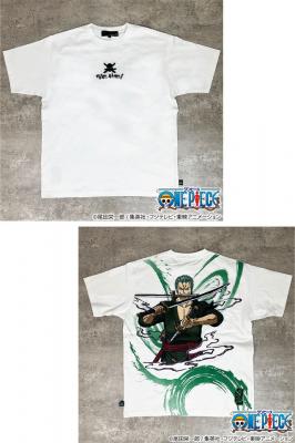 絡繰魂×ONE PIECE 【ゾロ】海賊狩りの半袖Tシャツ 絡繰魂 252095 和柄
